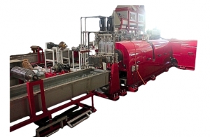 PET FABRIC/YARN RECYCLING PELLETIZING EXTRUDR