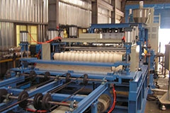 CORRUGATE FORMING SHEET EXTRUSION MAKING MACHINE