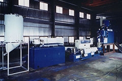 CaCO<sup>3</sup> EXTRUSION-PELLETIZING MACHINE